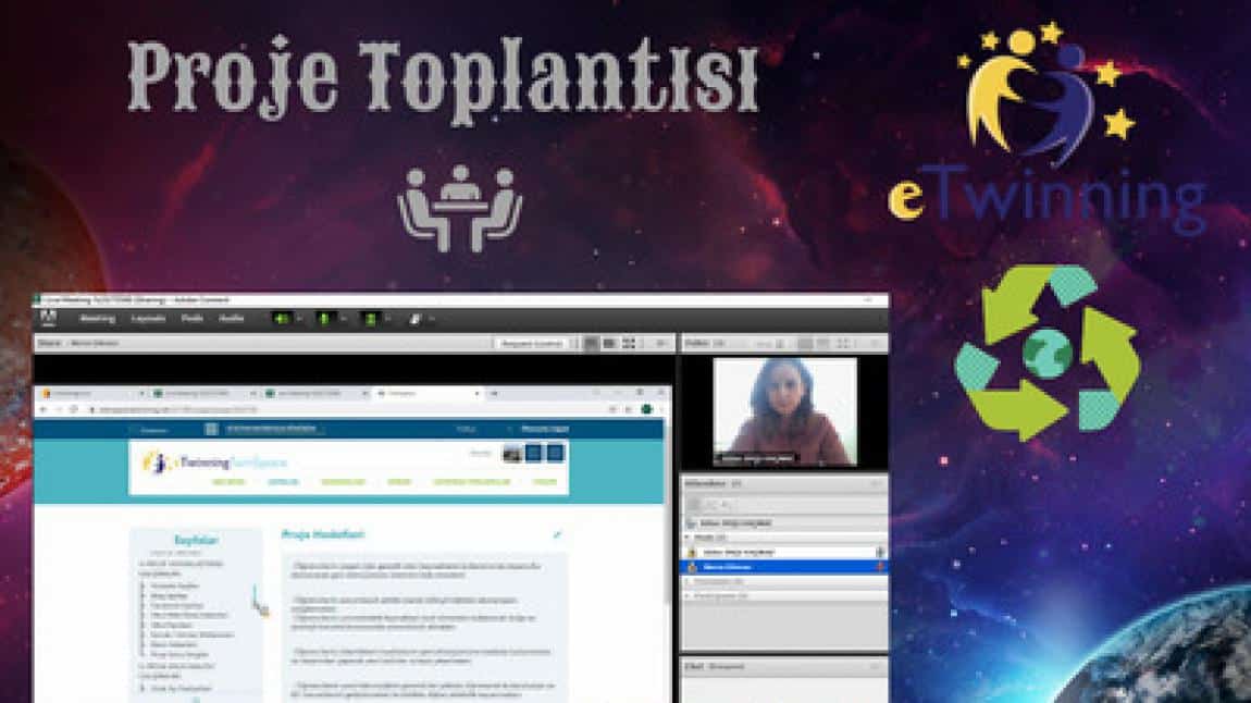 'Atıktan Materyale Dönüşüm ' eTwinning  Projesi Webinarları